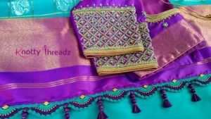 Saree Kuchu With Maggam Work Blouses