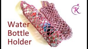 Crochet Water Bottle Holder - For Beginners