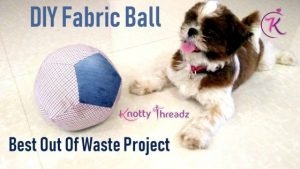 How to sew a Fabric Ball Using Denim and waste Cloth | Denim Recycle or Upcycle Project