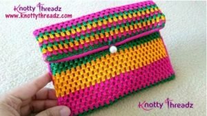 Silk Thread Crochet Purse or Clutch
