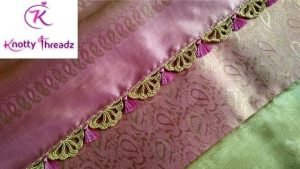 Flower Crochet Saree Tassels