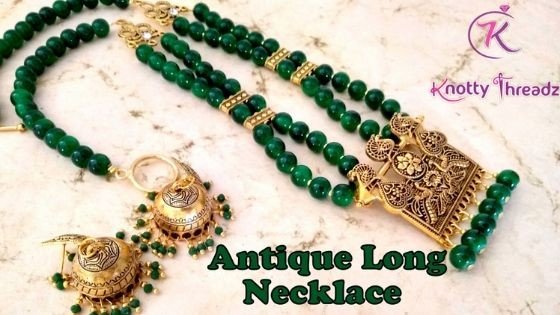Antique Glass Bead Necklace