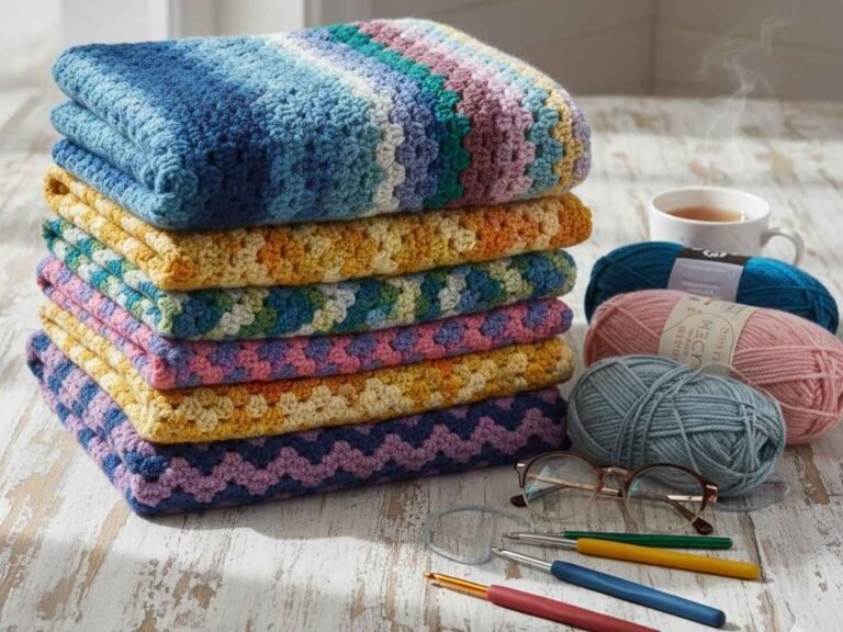 20 Free Crochet Blanket Patterns for Beginners