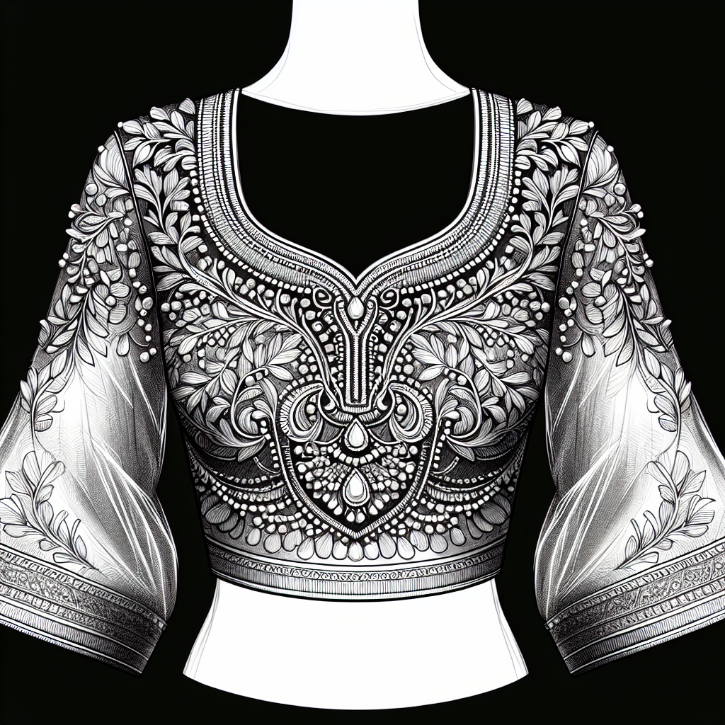 Trending Blouse Designs for Tall People